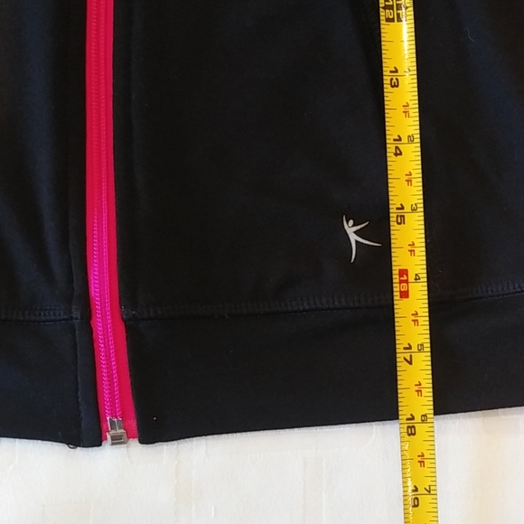 Danskin Now Black Running Jacket Size M (7-8) - Picture 4 of 7